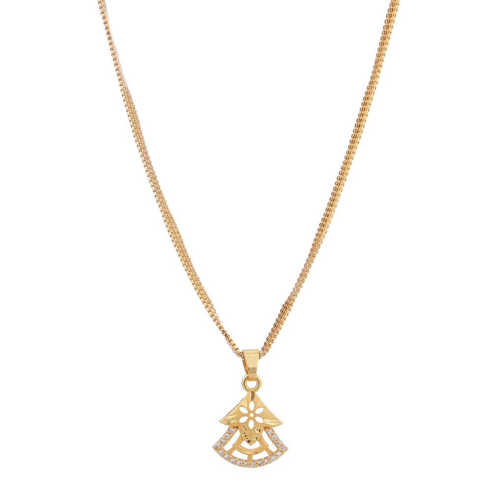 Premium One-Gram Gold Chain & Pendant Set