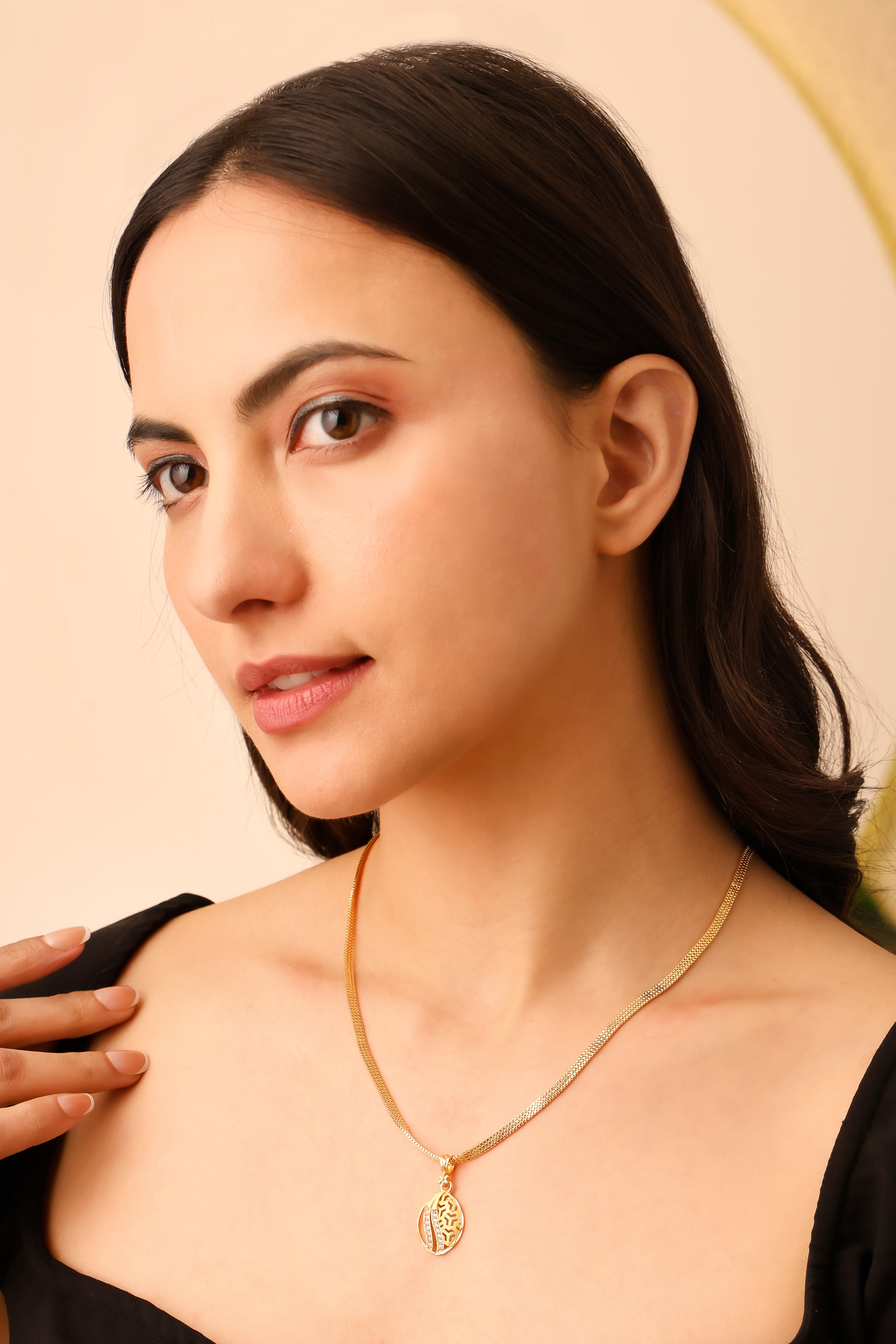 Premium One-Gram Gold Chain & Pendant Set